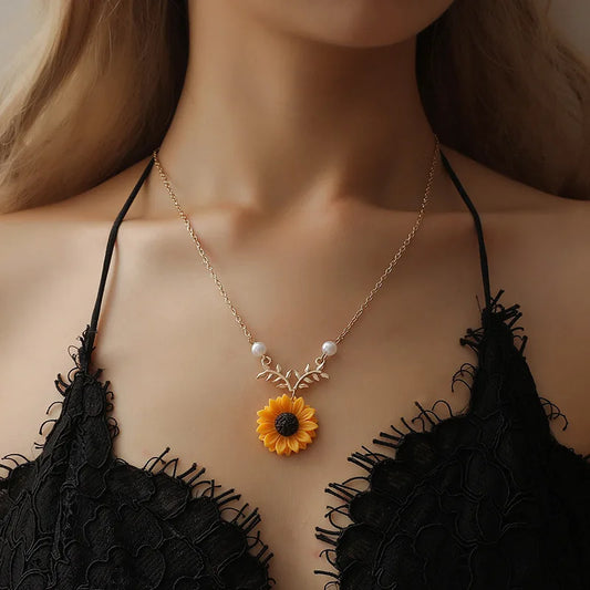 SUN FLOWER NECKLACE