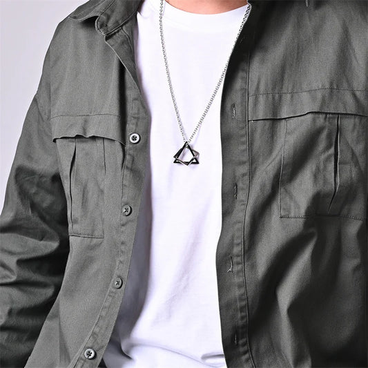 GEOMETRIC IRREGULAR NECKLACE