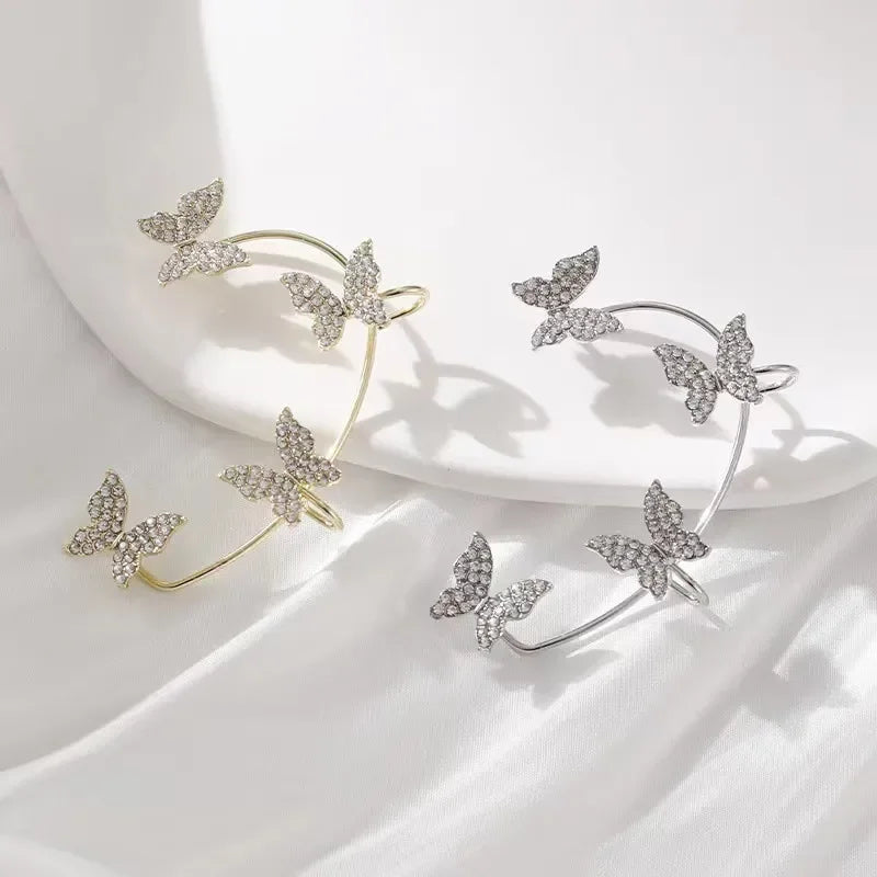 BUTTERFLY EAR CLIPS