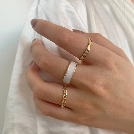 3-PIECE ADJUSTABLE RING SET